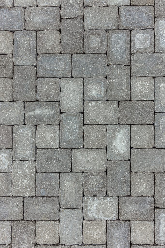 detail exteriérovej zámkovej dlažby